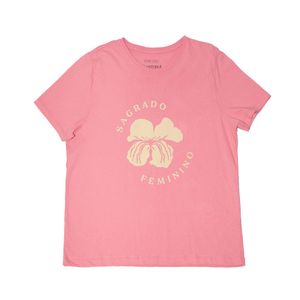 Camiseta-Geranio-Rosa---Plantopia---Viva-Regenera---frente